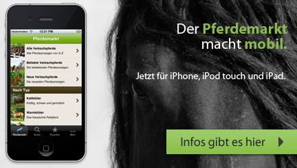 Die Pferdemarkt App für iPhone, iPod touch und iPad